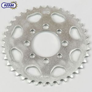 Couronne 38 dents acier 420 Kawasaki AE 80, KLX 110... Afam