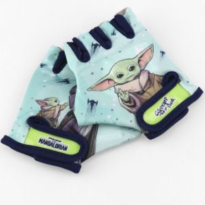 Gants courts vélo, trottinette enfant Star Wars verts