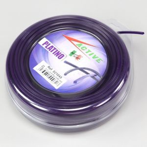 Fil de d&eacute;broussailleuse &Oslash;3.3 mm carr&eacute; nylon Active violet (bobine de 45 m)