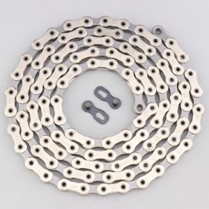 Chaîne vélo 10 vitesses 114 maillons Sram PC 1071 grise et argent