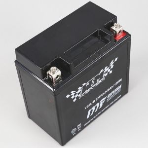 Batterie YB9L-B SLA 12V 9Ah acide sans entretien Honda VFR, Kawasaki ER, KH...