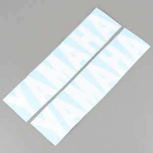 Stickers Yamaha blancs 320x75 mm (jeu de 2)