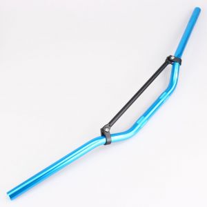 Guidon &Oslash;22 mm NoEnd bleu avec barre noire