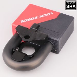 Antivol U (bloque disque) à alarme (homologué SRA) Lock Force MUA01 150 mm (avec support)