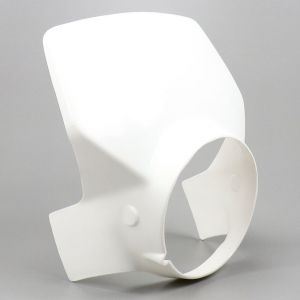 Plaque phare CeMoto type Honda XL blanche