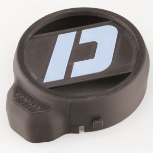 Cache allumage Peugeot 103 Doppler 3D noir et gris