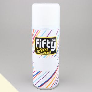 Peinture Fifty ivoire brillant Motob&eacute;cane SP50 (flanc de r&eacute;servoir) 400ml 1K