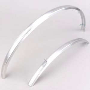 Garde boues avant, arrière vélo 28" Wag Bike chromés 35 mm