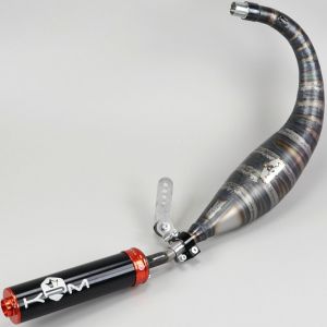 Pot d'échappement AM6 Minarelli KRM Pro Ride 70/78cc silencieux orange