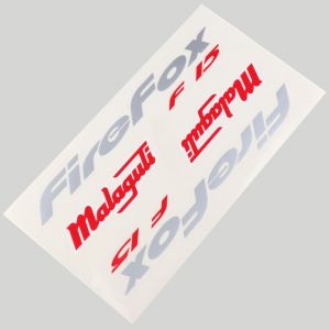 Stickers Malaguti Firefox F15 20x10.7 cm (planche)