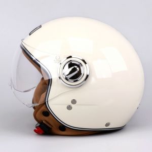Casque jet Nox Idol crème