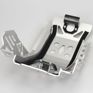 Sabot de protection moteur alu KTM SX-F, Husqvarna FC 250, 350... (depuis 2018) ACD gris
