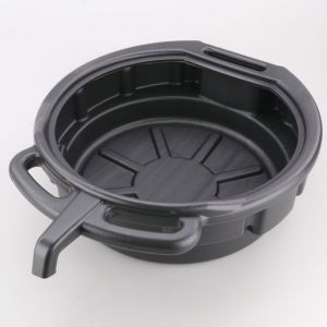 Bac de vidange en plastique 15L avec bec verseur noir