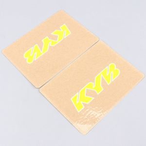 Stickers de fourche D'Cor KYB jaunes