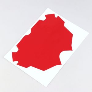 Fond de plaque v&eacute;lo BMX Pride Racing Air Cruiser Mini rouge