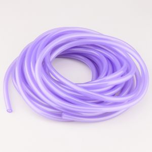 Durite d'essence, hydrocarbures double épaisseur souple Ø5x9 mm violette (10 mètres)