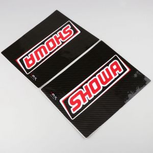 Stickers de fourche 4MX Showa carbone