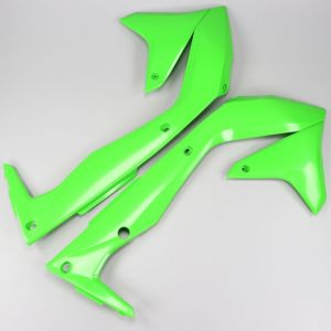 Ouïes de radiateurs Kawasaki KXF 450 (2016 - 2018) Acerbis vertes