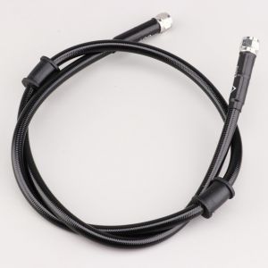 Durite de frein universelle 80 cm type aviation EvoK noire