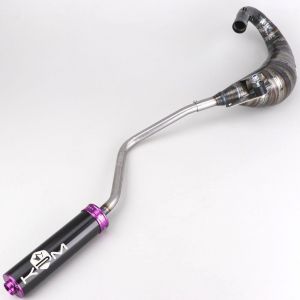 Pot d'échappement Rieju MRT KRM Pro Ride Supermotard 80/90cc silencieux violet