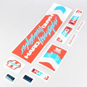 Kit déco vélo BMX Haro Freestyler Fst 1986 rouge