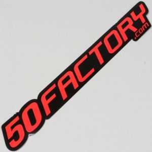 Sticker 50 Factory 24 cm rouge