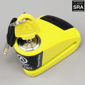 Antivol bloque disque (homologu&eacute; SRA) Auvray Alarme B-LOCK-10 jaune