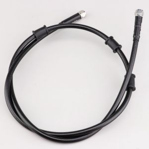 Durite de frein universelle 105 cm type aviation EvoK noire