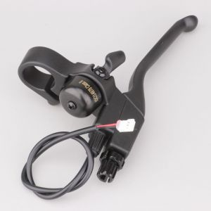 Poign&eacute;e de frein gauche avec sonnette trottinette Cecotec D20, D30, D40 eWheel