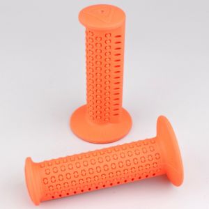 Poignées vélo BMX A'ME Cam oranges fluo