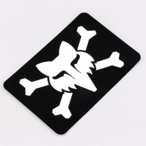 Sticker Fox Racing Victory Logo noir