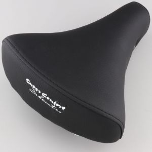 Selle vélo "VTC/ville" 245x205 mm avec ressorts noire