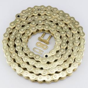 Cha&icirc;ne 525 renforc&eacute;e 130 maillons KMC or