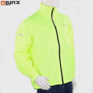 Veste de pluie v&eacute;lo Lynx jaune fluo