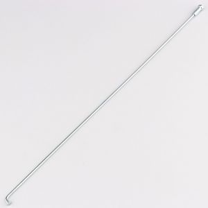 Rayon de roue v&eacute;lo 2x250 mm gris avec &eacute;crou