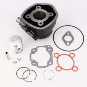 Cylindre piston fonte &Oslash;40 mm Minarelli horizontal liquide MBK Nitro, Yamaha Aerox... 50 2T Magneti Marelli