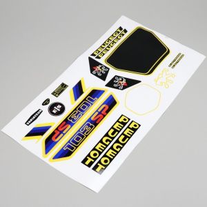 Kit déco Peugeot 103 SP2 noir et jaune