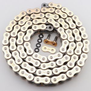Chaîne 525 renforcée (joints toriques) 116 maillons Afam XSR2 or