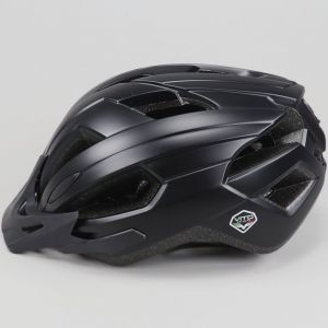 Casque vélo avec éclairage arrière intégré Vito E-Travel noir mat