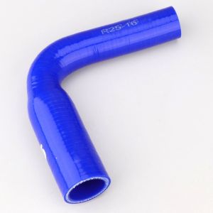 Réducteur silicone coudé 90° Ø25 à 16 mm Silicon Hoses bleu