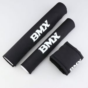 Protections de cadre et guidon vélo BMX noires