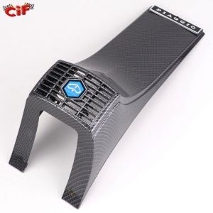 Carénage colonne de direction avec logos Vespa PX 125, 150, PE 200... CIF carbone