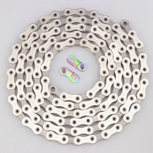 Chaîne vélo 12 vitesses 126 maillons Sram X01 Eagle grise et argent