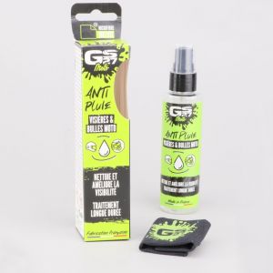 Spray anti pluie visi&egrave;re et lunettes GS27 75ml avec microfibre