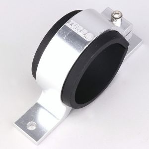 Support aluminium pour pompe type Bosch 044 kartcross, autocross Ø60 mm Turbo Works gris
