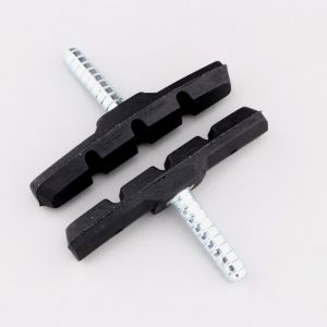 Patins de frein v&eacute;lo V-Brake sym&eacute;triques 70 mm Leoshi (sans filetages)