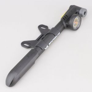 Pompe de gonflage &agrave; mains v&eacute;lo 254 mm avec manom&egrave;tre Michelin Air Tech Pro