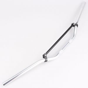 Guidon &Oslash;22 mm NoEnd gris avec barre noire