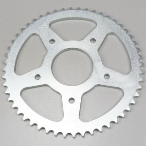 Couronne 52 dents acier 420 Peugeot XP6, XPS, XR7, Rieju SMX... Afam Evo grise