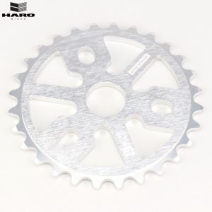 Couronne vélo BMX 28 dents Haro 1978 grise